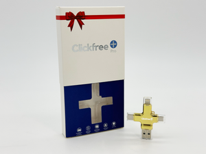 ClickFree Pro 64GB Universal Photo & Video Saver - Chrome Edition - Clickfree